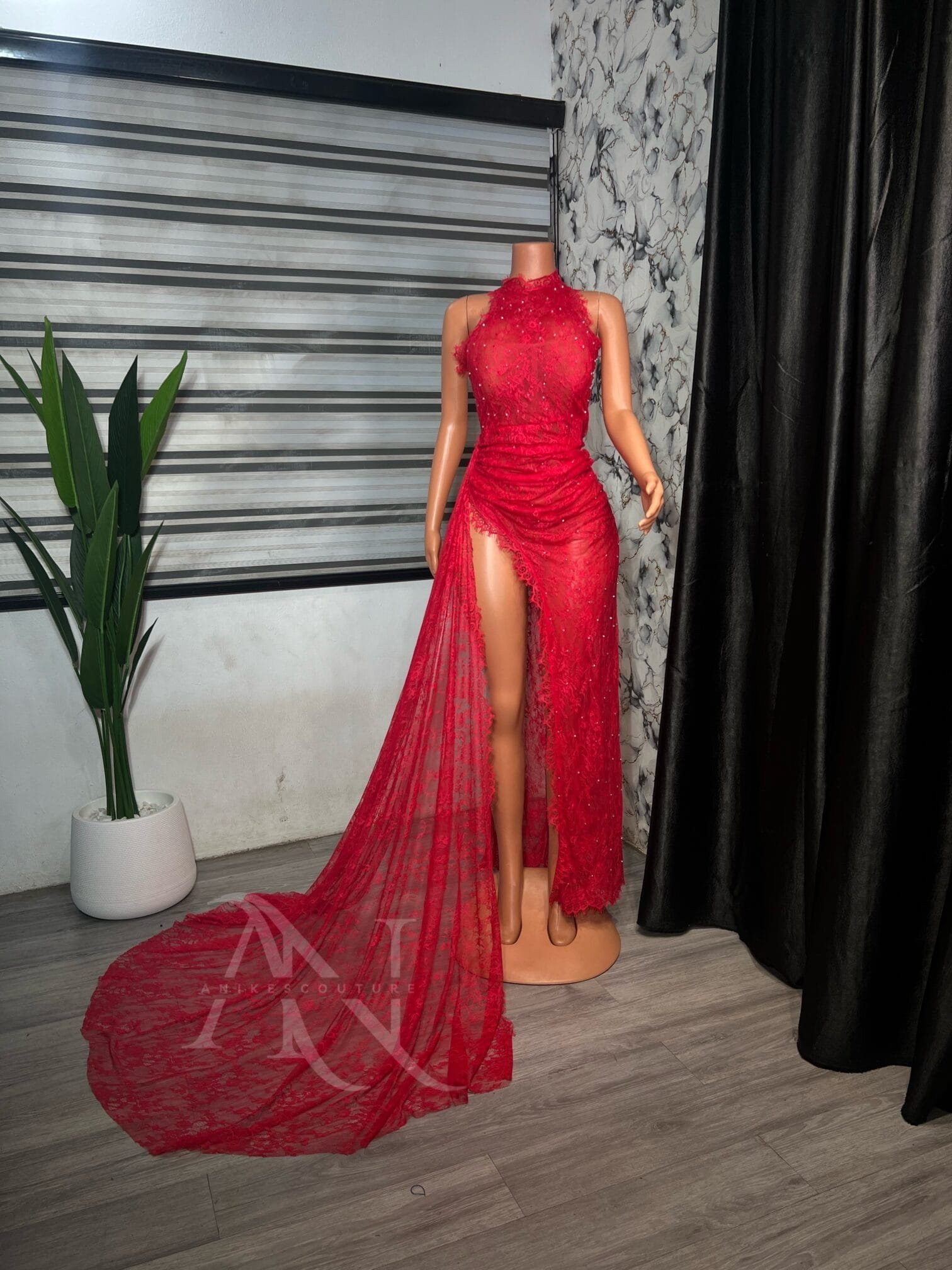 ELOY Red Dress - Image 2